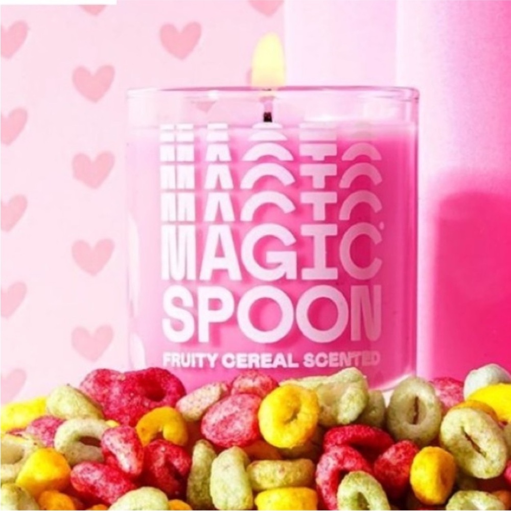 Magic spoon cereal scented candle